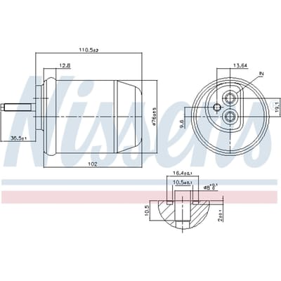 Droger, airconditioningsysteem NISSENS 95761