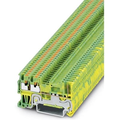 Phoenix Contact 3212374 Aardklem 3-etages 3.5 mm Snelaansluiting Groen, Geel 50 stuk(s)