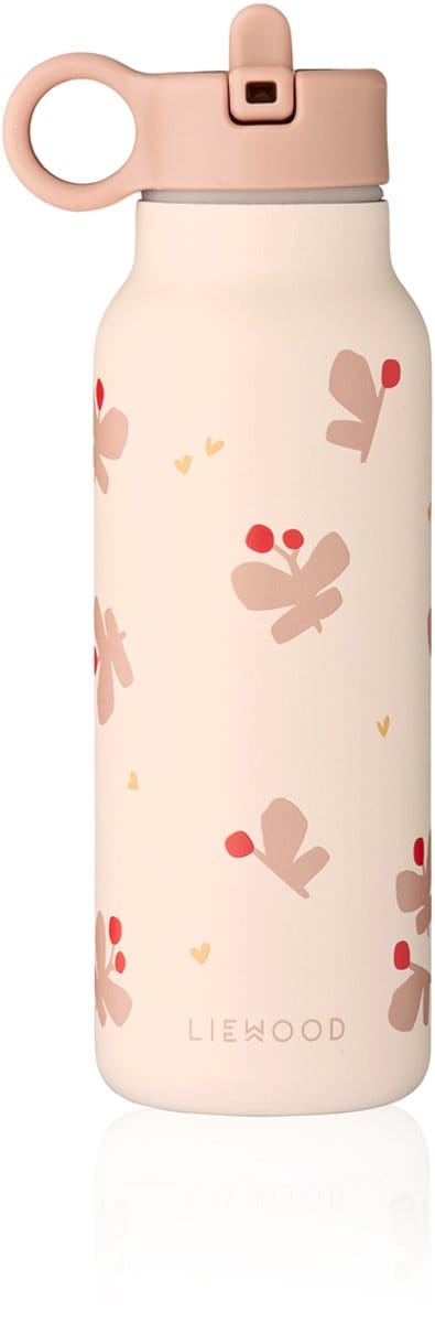 Liewood Drinkfles RVS Falk Butterfly Apple Blossom 350ml
