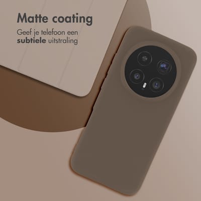 imoshion Hoesje - Geschikt voor Honor Magic8 Pro - Color Backcover - Bruin