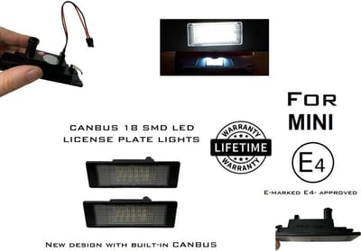 LED Kentekenverlichting set voor MINI R55 Clubman R60 Countryman 5D R61 Paceman CANBUS LED Kenteken lampen set verlichting units 6000K wit licht