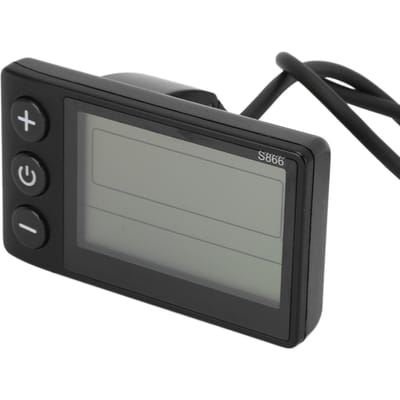 48V Elektrisch Bedieningspaneel Multifunctioneel Fietsdisplay Meter Bedieningspaneel met USB Laadpoort voor Elektrisch gray