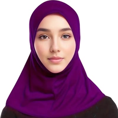 Bovista Hoofddoek - Hijab - Dames - Abaya - Sjaal - Islamitische Kleding - Moslim Kleding - Alhamdulillah - Paars
