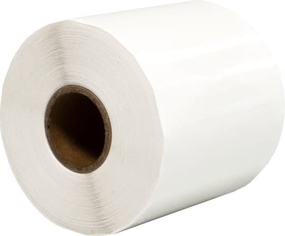 500 Etiketten Rond Transparant 65 mm op Rol - Sluitzegel - Markeringspunten - Blanco ronde stickers - DULA