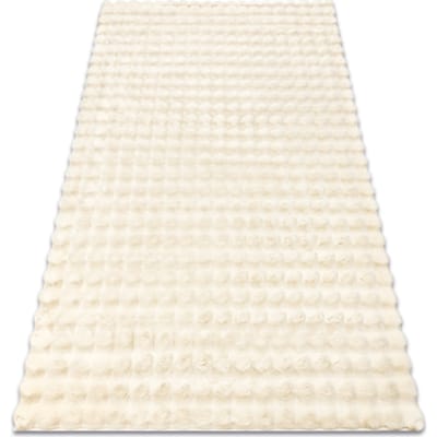 Kleden Rugsx Tapijt BUBBLE ivoor 12 IMITATIE VAN KONIJNENBONT 60x100 cm