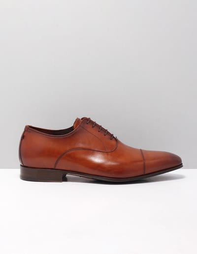 Floris van Bommel Veterschoenen cognac - Maat 41.5