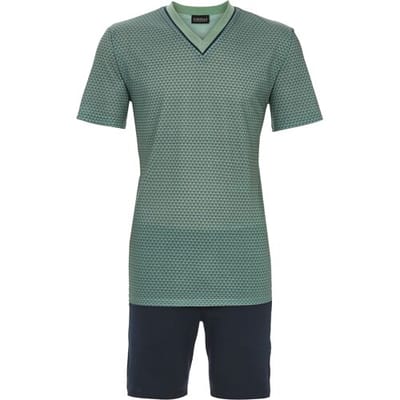 Ringella Groene katoenen heren shortama Groen man 50