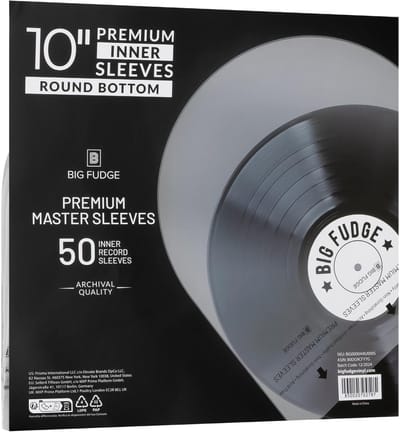 Dailygoods - Vinyl cover - Antistatische lp hoezen - Bescherming voor je platen - 50x 10 inch - Rijstpapier - Geschikt voor lp's - Perfect voo...