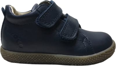 Falcotto Mt 20 velcro's lederen sneakers Anemone Navy