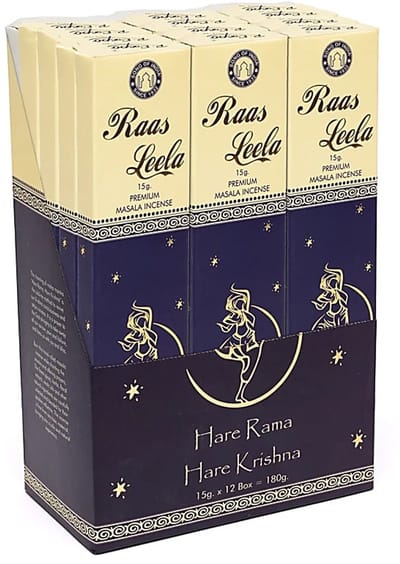 Song of India - raas leela - wierook - masala wierookstokjes - doos 12 stuks