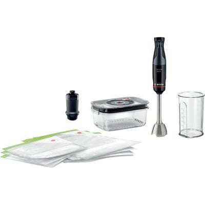 Bosch ErgoMaster - Staafmixer - 1000W - QuattroBlade Messen - Keramische Koppeling - Zwart