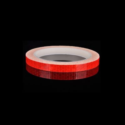Dailygoods- Reflecterende Tape 1 cm x 8 m - Waterbestendig - Zelfklevend - Hoge Zichtbaarheid - Prismareflectietechnologie - Duurzaam PVC-materiaal - Reflecterende Band