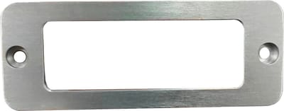 CombiCraft aluminium naamplaathouder 65x25x4mm - per 25 stuks