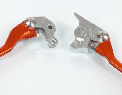 mad rechter remhendel voor ktm 65 sx motorfiets 2004 tot 2013 xlft71828282g / oranje nieuw