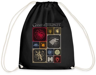 Game Of Thrones Koninkrijken Wapen Tegels Gymtas