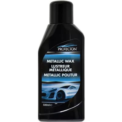 Protecton Metallic Wax – Geeft langdurige bescherming – Voor alle soorten metallic lak – Voor auto, caravan, camper, motor of boot - Vernieuwt de glans - Versterkt de kleur - 500ml