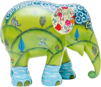 Van Vaibhav 10 cm Elephant parade Handgemaakt Olifantenstandbeeld