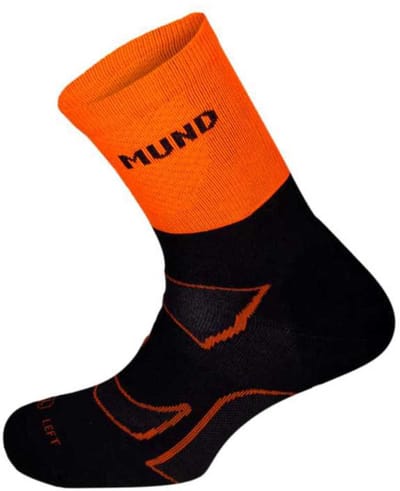 Mund Socks Plogging Sokken Oranje,Zwart EU 46-49