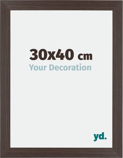 Your Decoration - Fotolijst 30x40 cm - MDF - Eiken Donker - Mura