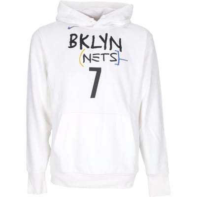 Herenhoodie Nba City Edition Fleecehoodie nr. 7 Kevin Durant Bronet Wit
