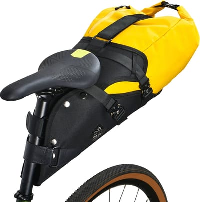 Cabin Max Fietstas Zadeltas - voor racefiets - 16L - waterdicht - geel