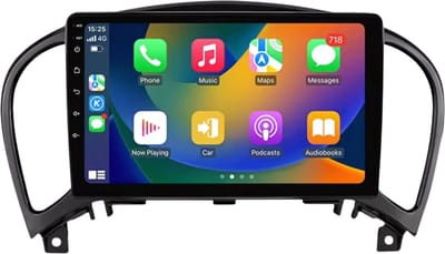 Autoradio met bluetooth - Carplay - Geschikt voor Apple en Android - Stereo - Navigatie - Navigatiesysteem auto - Voor Nissan Juke YF15 (2010-2014)