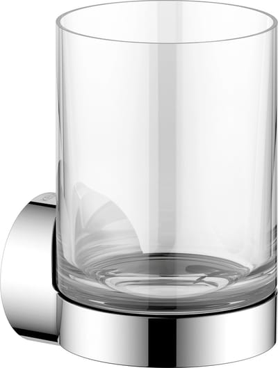 Keuco KE Glashalter Collection REVA 12850 mit Echtkristall-Glas verchr., 12850019000