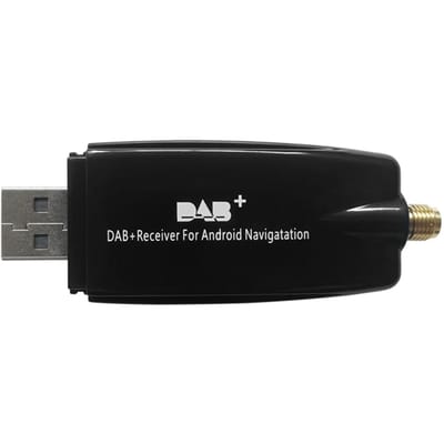 DAB+009 DAB Box Digitale Radio Antenne Tuner FM Transmissie USB Aangedreven voor Autoradio Android 5.1 zwart