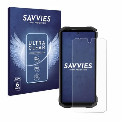 Savvies - Screenprotector voor Doogee S98 - Folie Beschermfolie transparant 6 Stuks