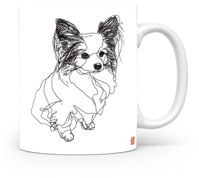 Beker Vlinderhondje (Papillon/Phalène)