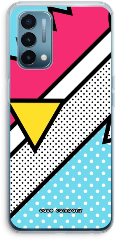 Case Company® - Hoesje geschikt voor OnePlus Nord N200 5G hoesje - Pop Art #3 - Soft Cover Telefoonhoesje - Bescherming aan alle Kanten en Schermrand