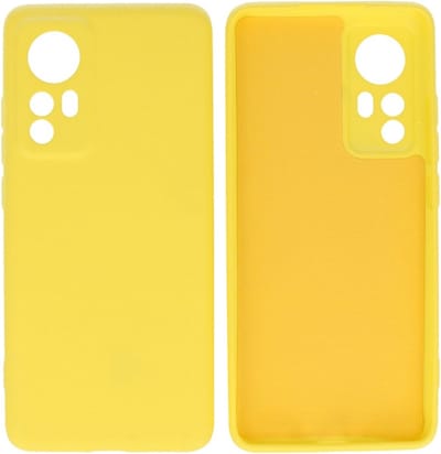 Fashion Backcover Telefoonhoesje - Color Hoesje - Geschikt voor de Xiaomi 12 - Geel