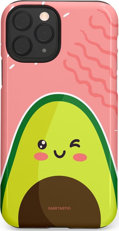 Casetastic Hoesje Geschikt voor Apple iPhone 11 Pro - Stijlvolle Beschermende Duo-layer Case - Avocado Vibes