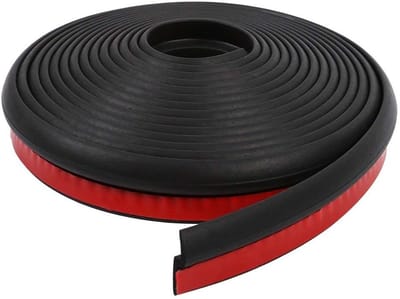 Dailygoods- Rubber Seal 4M Z Vorm - Auto Deur/Window Strip - Geluidsisolatie - EPDM Rubber - Hoge/ Lage Temperatuur Weerstand - UV Bestendig - Deurrubber