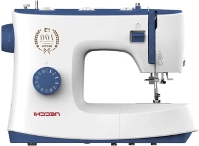 Naaimachine - Naaimachine met 32 steken - Kleding Maken - Aluminium Binnendeel - 57 Kilogram - Blauw