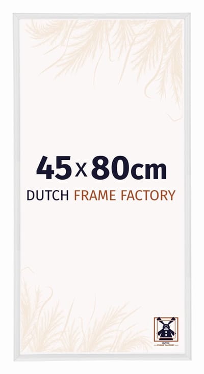 Fotolijst 45x80 cm - Kunststof - Wit Hoogglans - Angers