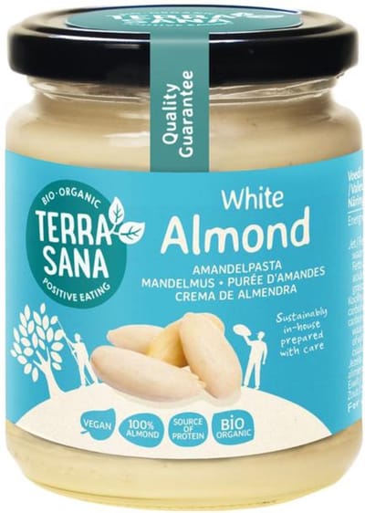 TerraSana Witte amandelpasta bio 250 Gram