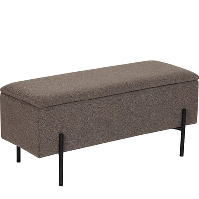 House Collection Bouclé Hocker Ylwa Bruin