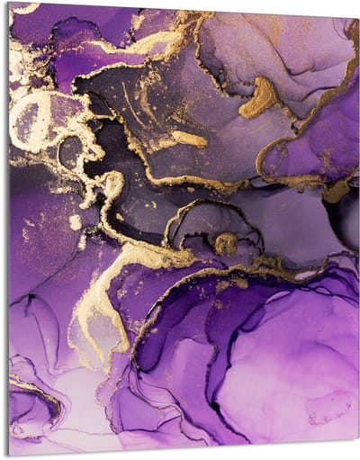 TMK ArtDeko - Snijplank - 40x52 cm - Fiolet - Veiligheidsglas