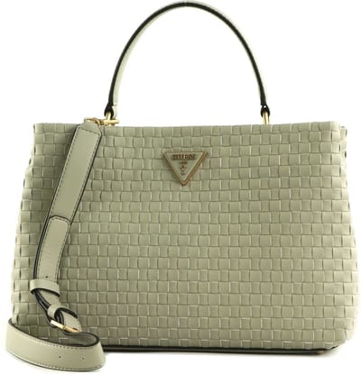 GUESS Handtas Schoudertas Lisbet Woven Handbag Sage Kaki