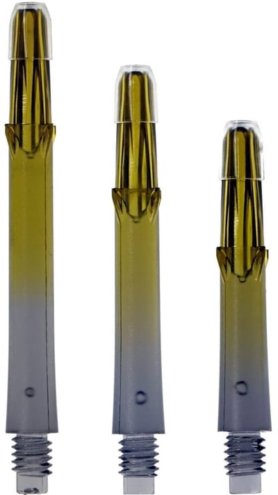 L-Style L-Shaft Gradient N9 Locked Straight Black & Yellow - Dart Shafts