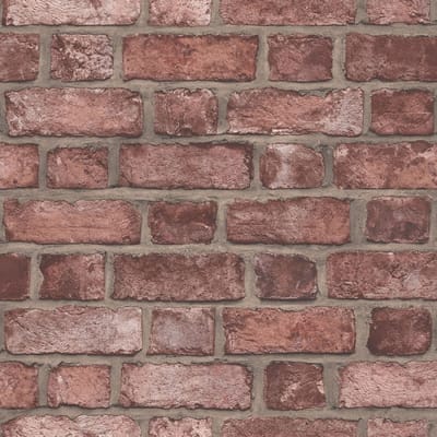 Noordwand - Homestyle - Behang - Brick - Wall - rood