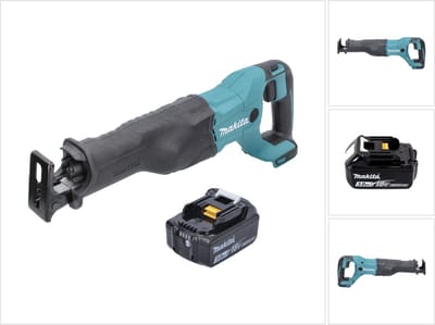 Makita DJR 186 F1 accu reciprozaag sabelszaag 18 V + 1x accu 3,0 Ah - zonder oplader