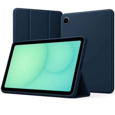 TechNow Hoesje geschikt voor Samsung Galaxy Tab A11 Hoesje – Extreme Shock Case – Smart Case - Blauw