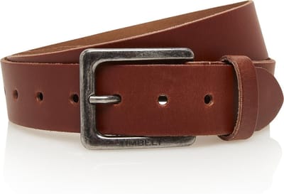 Timbelt 4cm echt lederen cognac riem - heren riem / dames riem - cognac - jeansriem - Riemmaat 85 cm - Totale lengte riem 100 cm
