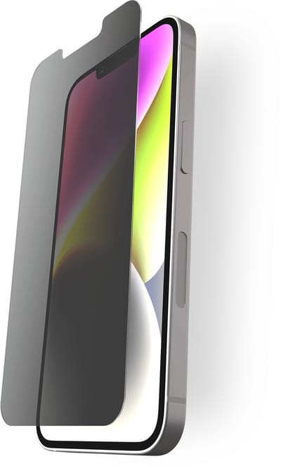 BodyGuardz PRTX Privacy screen protector iPhone 12 mini – Onzichtbaar scherm van opzij – Eenvoudige, stapsgewijze installatie – Onbreekbare en case-vriendelijke bescherming - Transparant