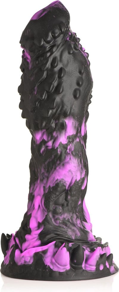 LustyToys ® Grim Monster Dildo Zwart Paars