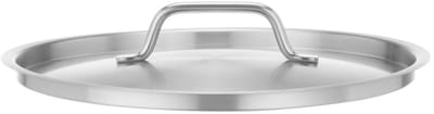 HENDI Pannendeksel - roestvast staal 18/8 - 28 cm x 5,2 cm - zilver - voor kookpannen
