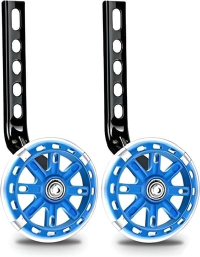New Age Devi - Monteerbare Steunwieltjes voor Universele 12-20 Inch Kinderfietsjes - Eenvoudig in Gebruik!
