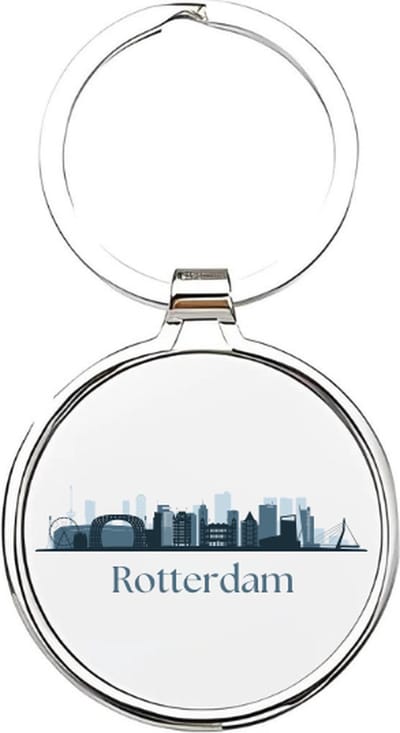 Akyol - rotterdam Sleutelhanger - Rotterdam - rotterdammers - rotterdam sleutelhanger - rotterdam - rotterdammers - rotterdammer - roffa - 010 - cadeau voor een rotterdammer - zuid holland - 4 x 7,5 CM